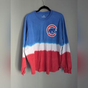 Fanatics Chicago Cubs Spirit jersey size large 27 x35 x29 Red, White And Blue.